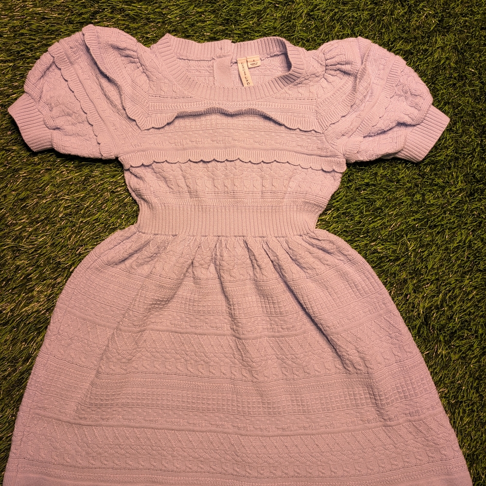 Janie and Jack The Heights Sweater Dress Powder Blue